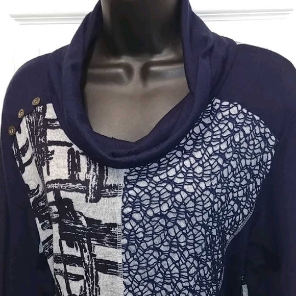 Domani cowl neck tunic sweater - Picture 6 of 7